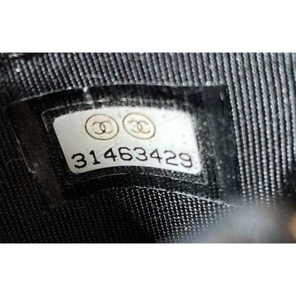 Chanel Pearl Crown CC Multi Pouches Wristlet Quilted Lambskin Black - Picture 7 of 7